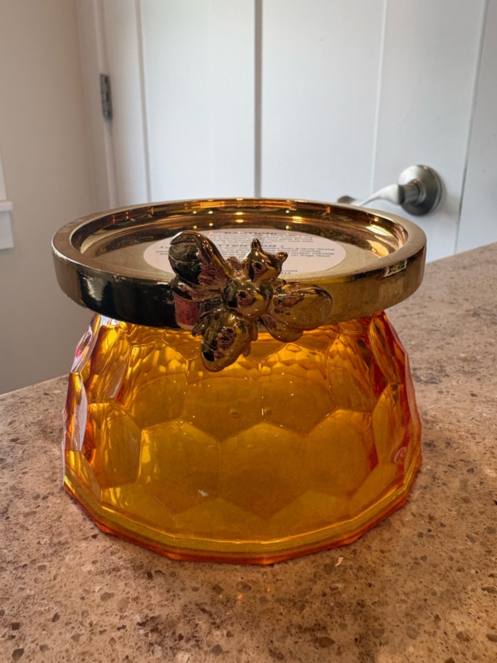 Bee candle holder